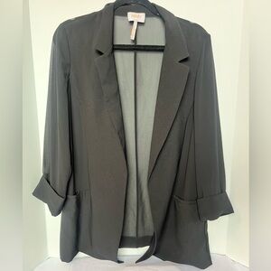Nordstrom Black Sheer Blazer
